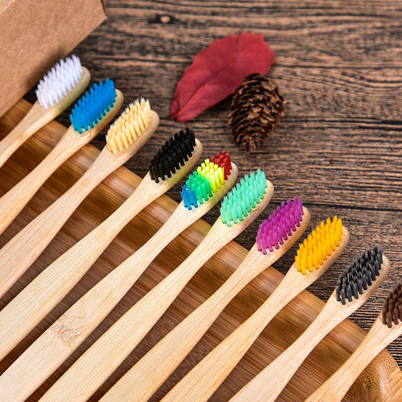 Household Simple Biodegradable Bamboo Toothbrush